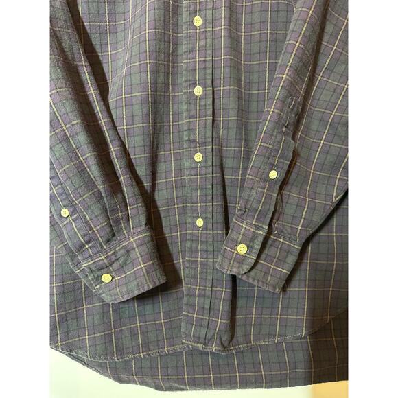 Britches Great Outdoors Men's Flannel Button Down Shirt Size XXL Pocket Plaid - Picture 4 of 10